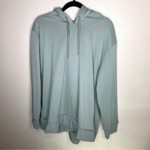 Mondetta Light Blue / Green Neutral Comfortable Hooded Sweatshirt Hoodie Sz XXL